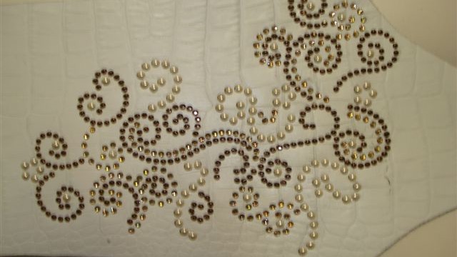 collection 1 cut steel pearls strass on relief napa